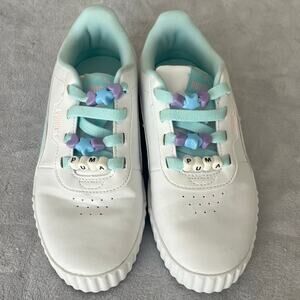 Puma Girls Little Kid 2.5C Carina 3.0 Sneaker Friendship Bracelet Laces Elastic